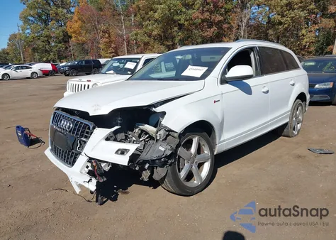 2013 Audi Q7 3.0T S Line Prestige from USA, damaged, VIN WA1DGAFE3DD010116